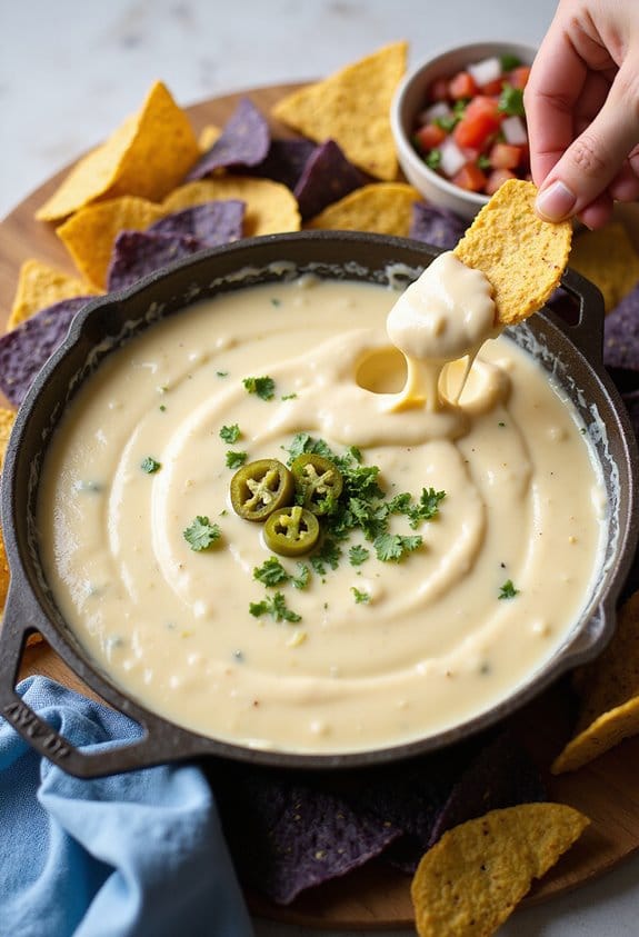 creamy queso blanco dish