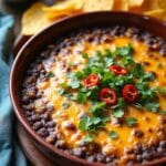 delicious black bean dip
