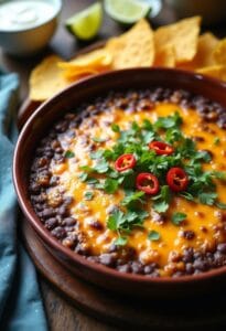delicious black bean dip