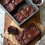 delicious double chocolate brownies