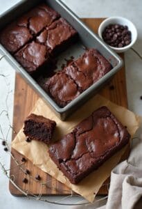delicious double chocolate brownies