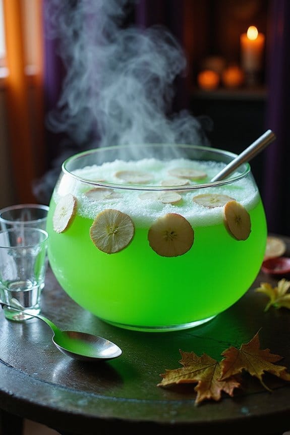 eerie green apple punch