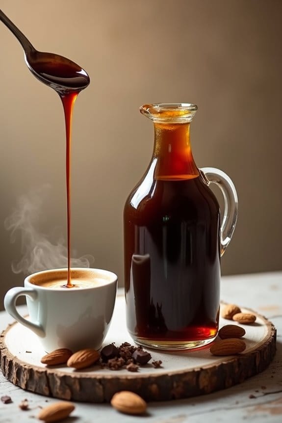 homemade almond joy syrup