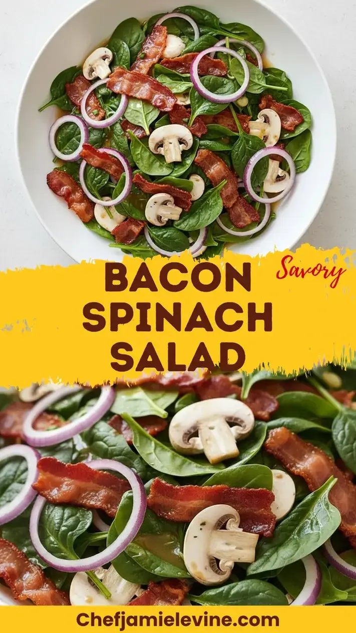 Warm Bacon Spinach Salad Recipe Bacon Spinach Salad