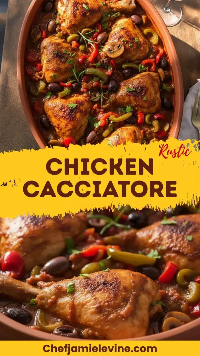 Rustic Chicken Cacciatore Recipe for Cozy Evenings Chicken Cacciatore