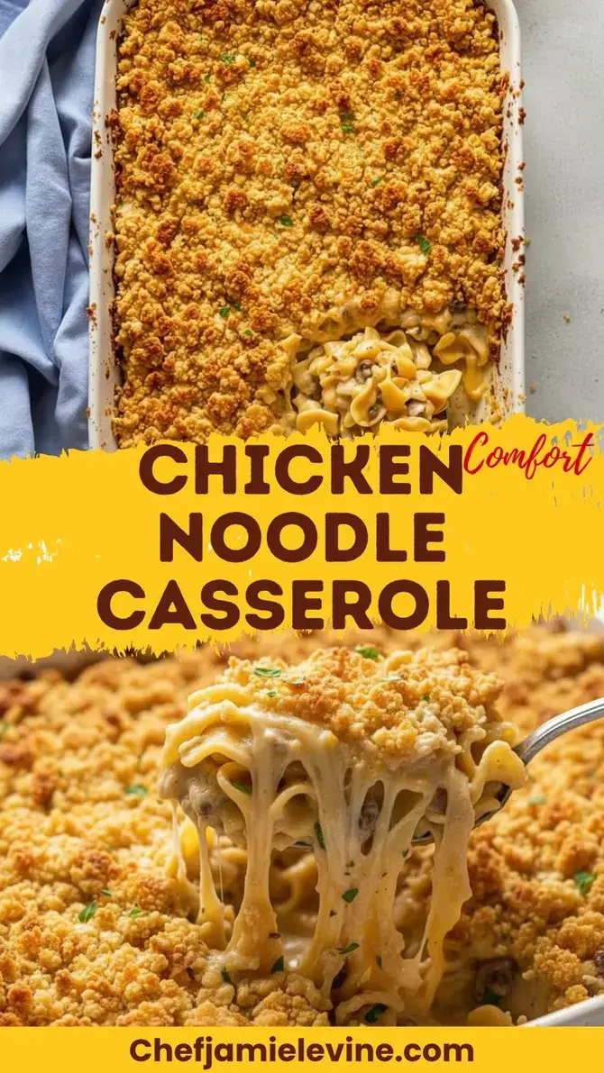 Cozy Chicken Noodle Casserole Recipe for Family Dinners Chicken Noodle Casserole