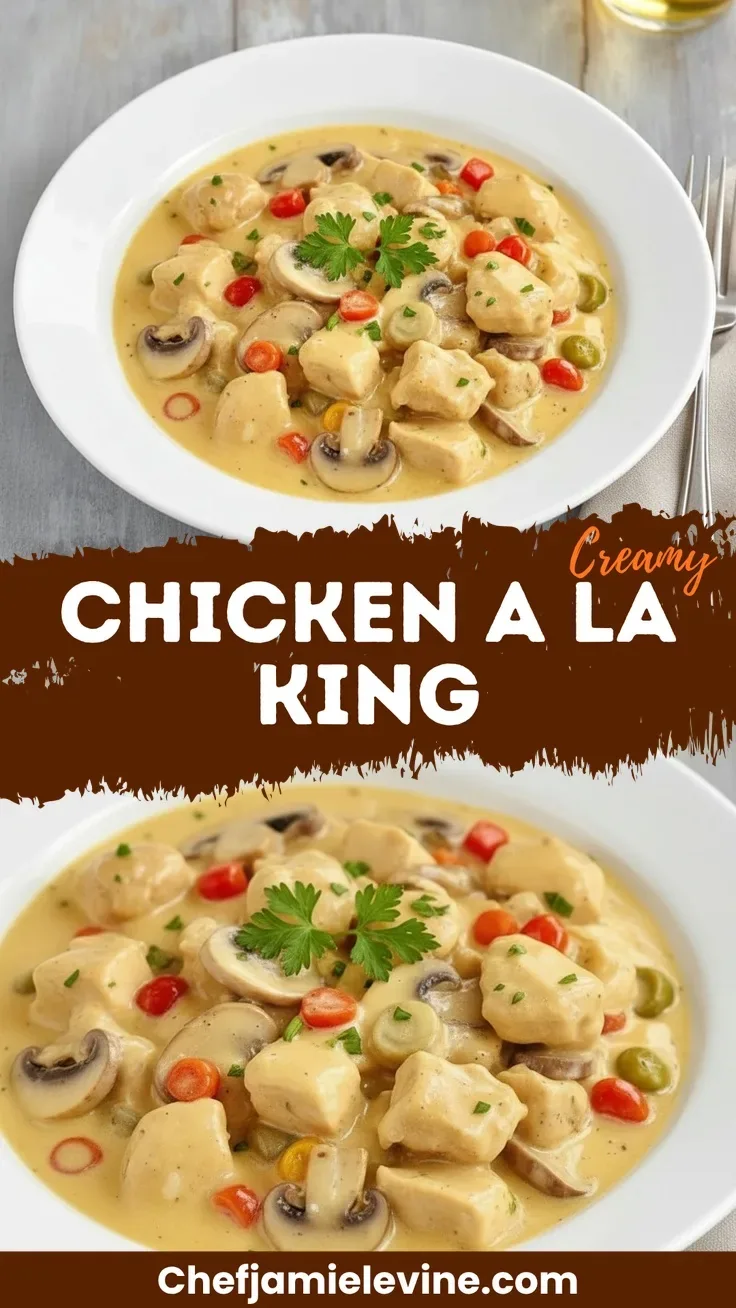 creamy chicken a la king