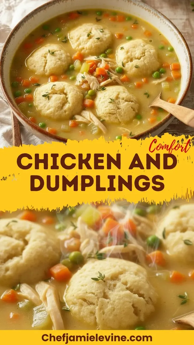 Comforting Chicken and Dumplings Recipe Chicken and Dumplings
