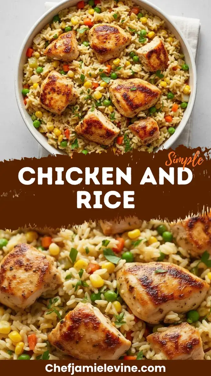 Comforting Chicken and Rice Recipe Chicken and Rice