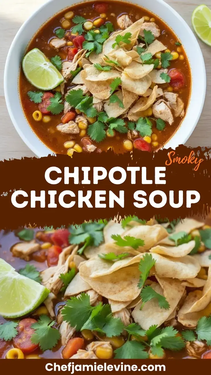 Smoky Chipotle Chicken Tortilla Soup Recipe Chipotle Chicken Soup