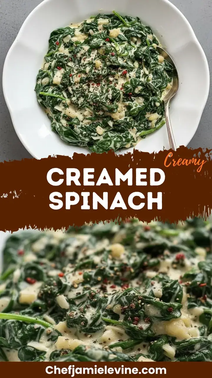 Rich Creamed Spinach Recipe for Comfort Creamed Spinach