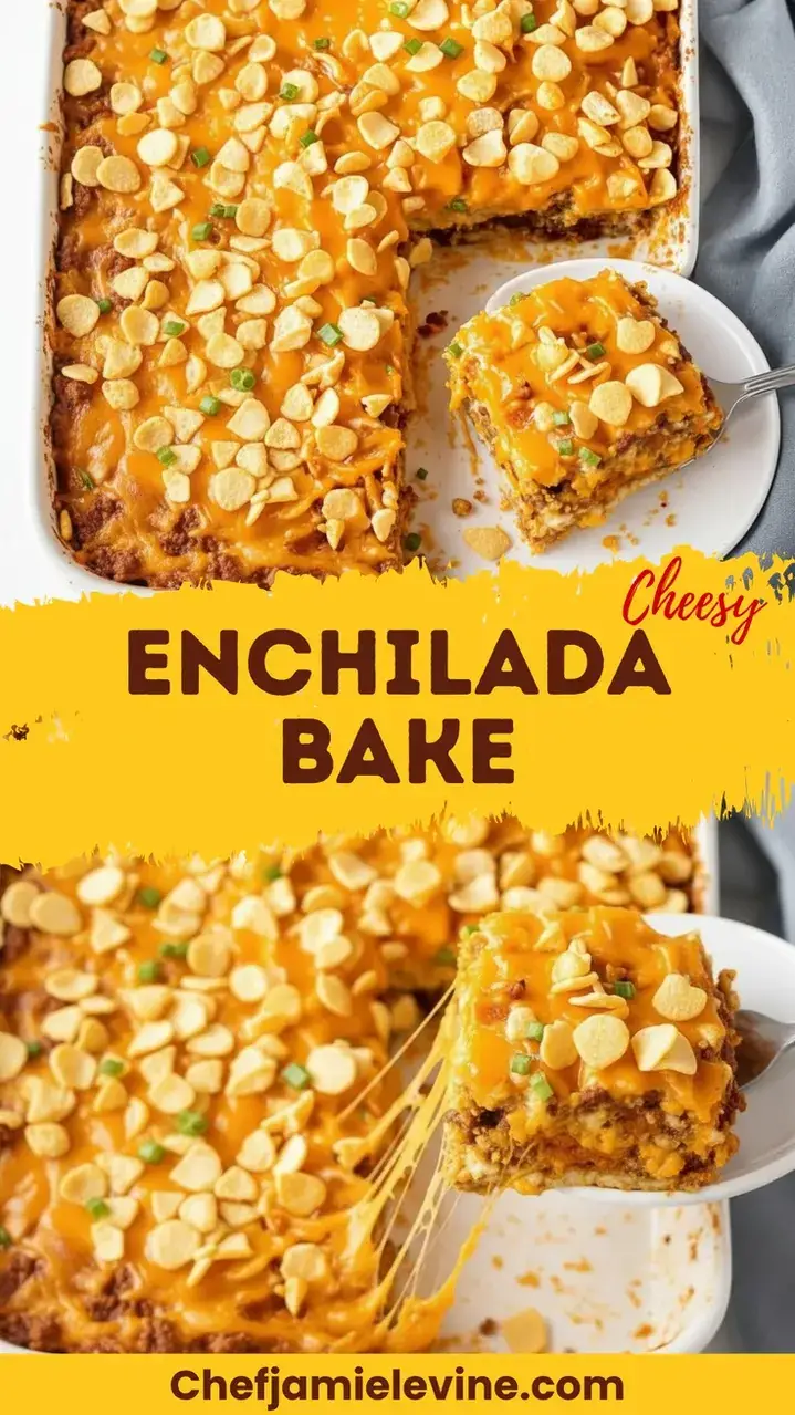 Cheesy Enchilada Bake Recipe With Fritos Crunch Enchilada Bake