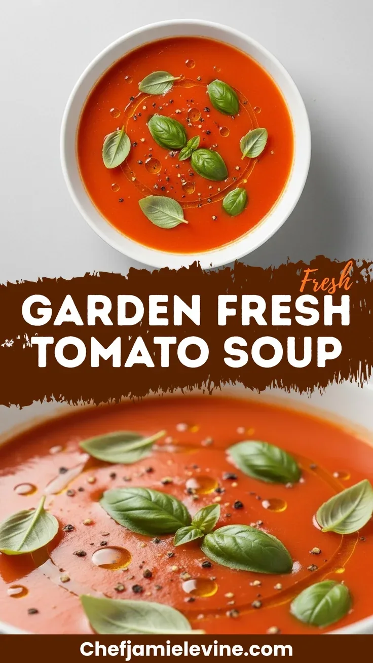 Garden-Fresh Tomato Soup Recipe for Cozy Evenings Garden Fresh Tomato Soup