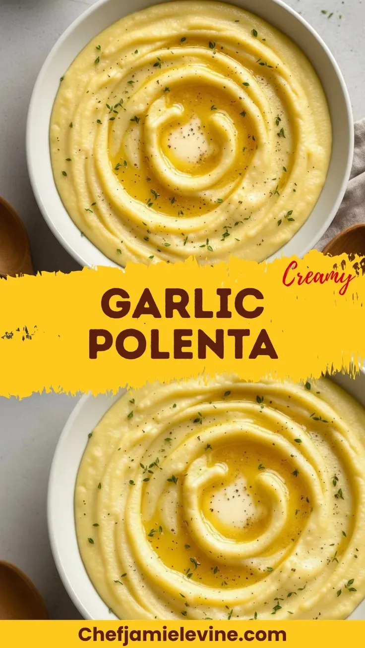 Creamy Garlic Polenta Recipe for Comfort Garlic Polenta