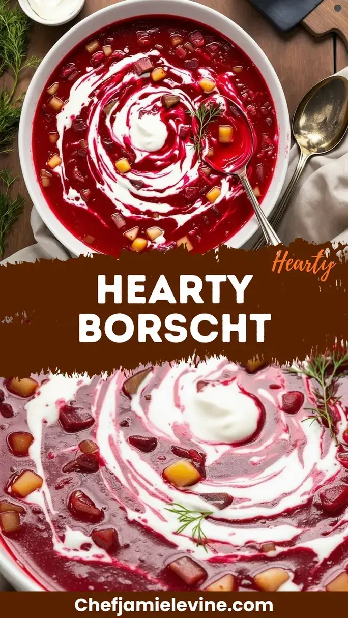 Grandma’s Hearty Borscht Recipe: Soul-Warming Comfort Hearty Borscht