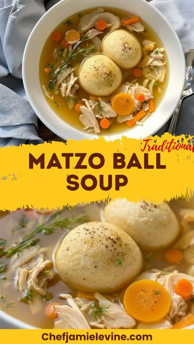 Grandma’s Comforting Matzo Ball Soup Recipe Matzo Ball Soup