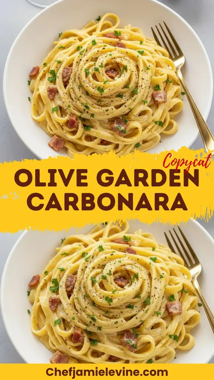 creamy mushroom bacon carbonara