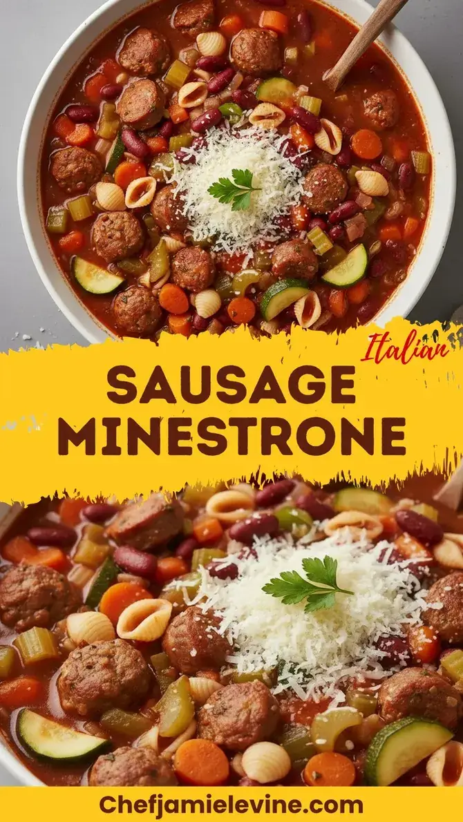 hearty italian sausage minestrone