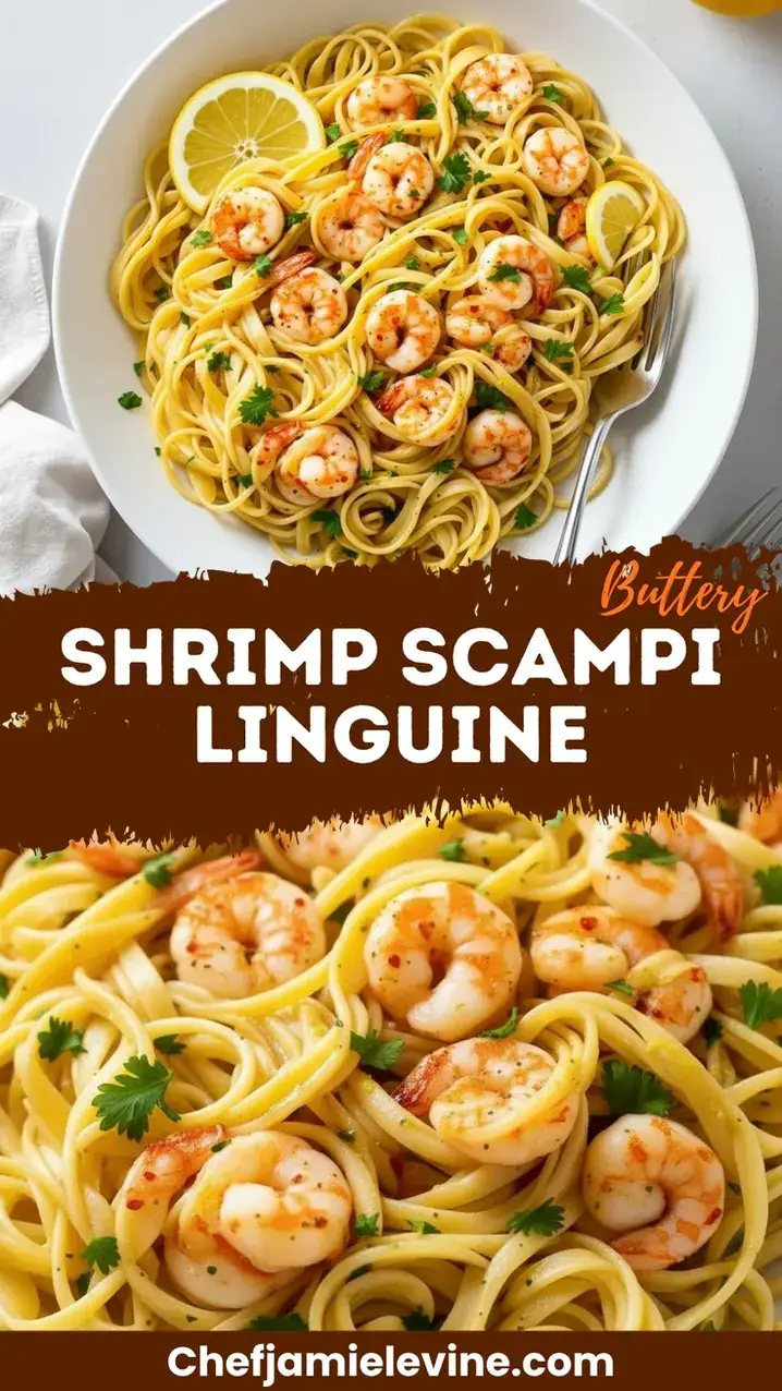Garlic Butter Shrimp Scampi Linguine Recipe Shrimp Scampi Linguine