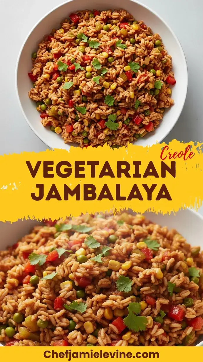 hearty vegetarian jambalaya recipe
