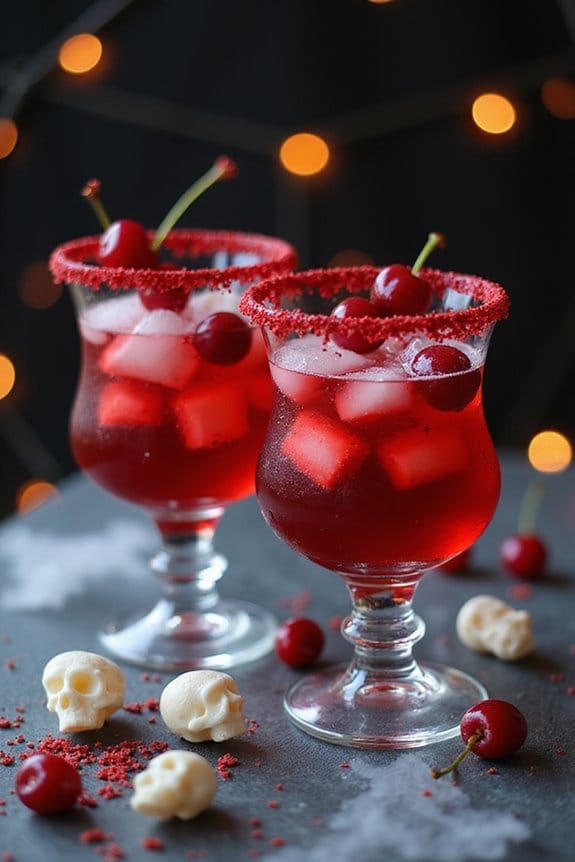 spooky vampire blood punch