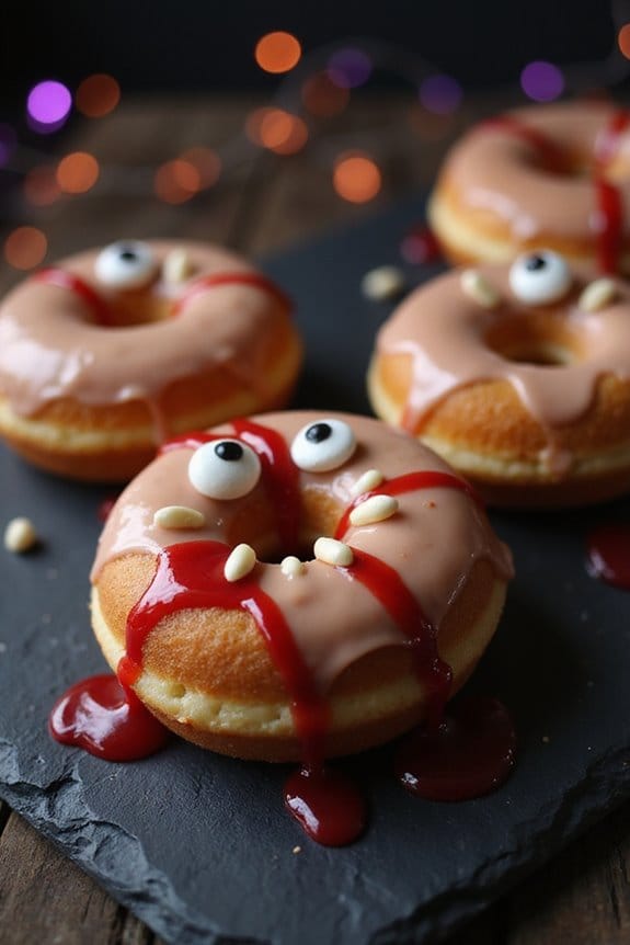 vampire donuts with teeth