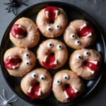 vampire themed donut creation