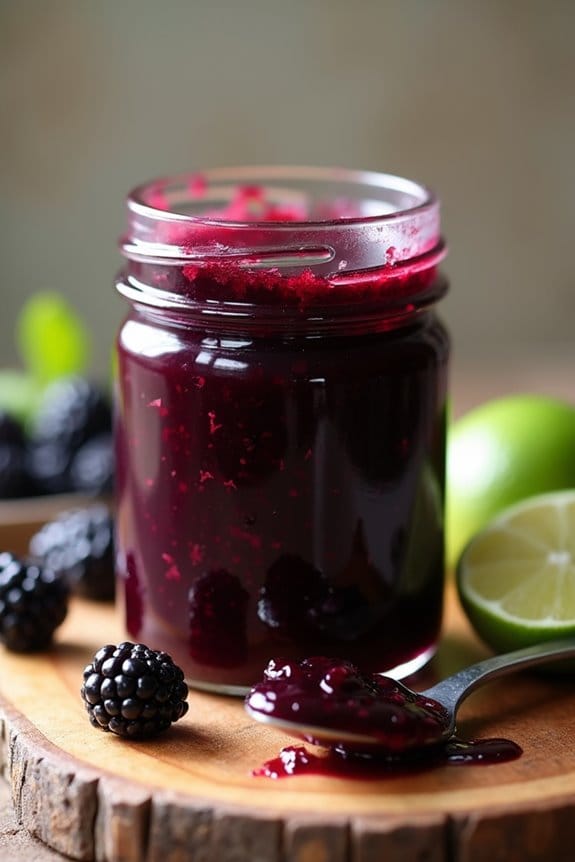 blackberry lime jam recipe