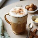 brown butter cookie latte