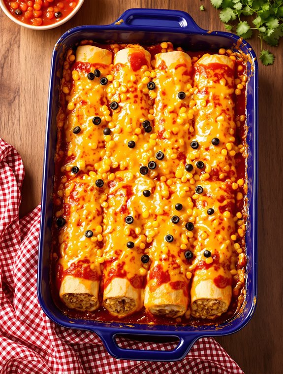 cheesy chicken enchiladas recipe