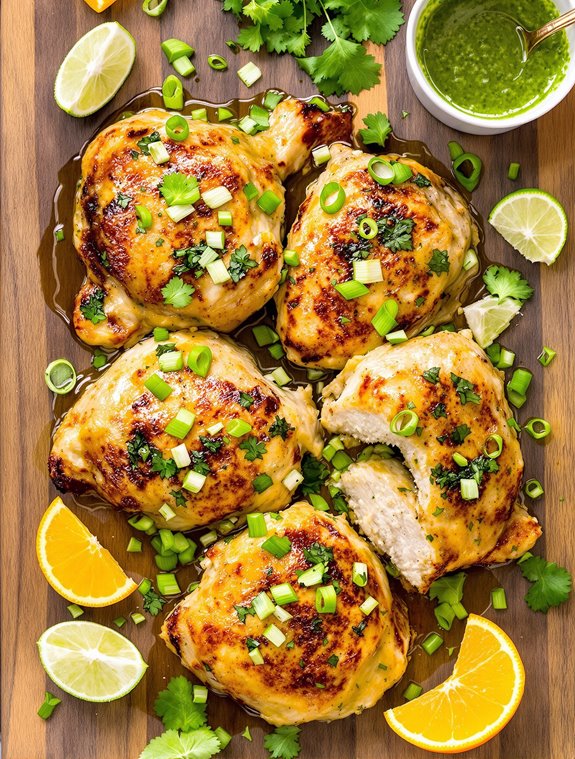 cilantro citrus chicken thighs