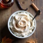 cinnamon flavored whipped cream