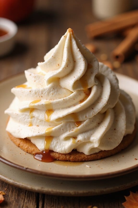 cinnamon maple whipped cream