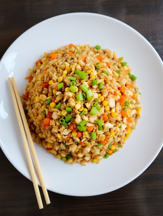 comforting chicken fried rice