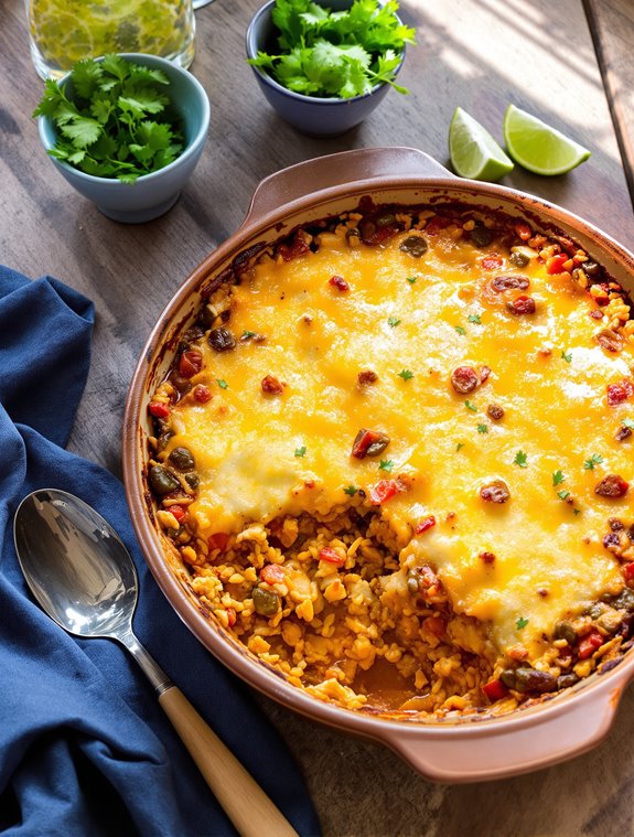 comforting mexican chicken dish