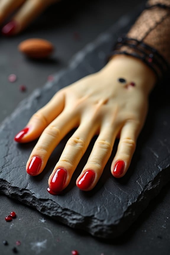 eerie witch s fingers cookies