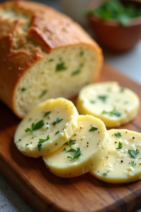 garlic herb compound butter