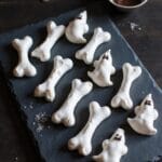 halloween themed meringue treats
