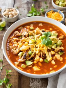 healthy spicy chicken soup