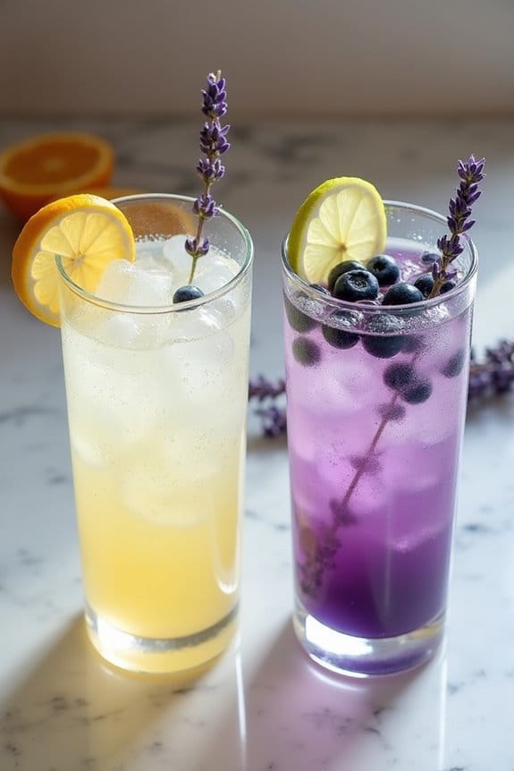 lavender mocktails simple ingredients