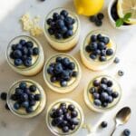 lemon blueberry cheesecake cups