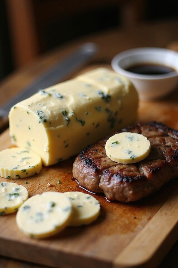 luxurious blue cheese butter