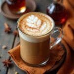maple chai latte preparation