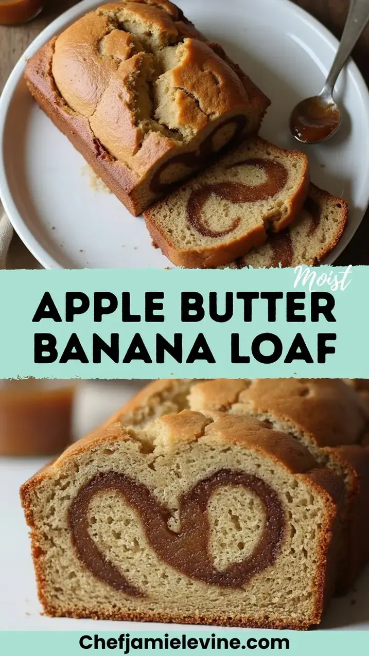 apple butter swirl banana bread