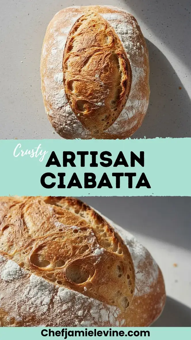 Artisan Ciabatta Recipe: Crusty Italian Bread Perfection Artisan Ciabatta