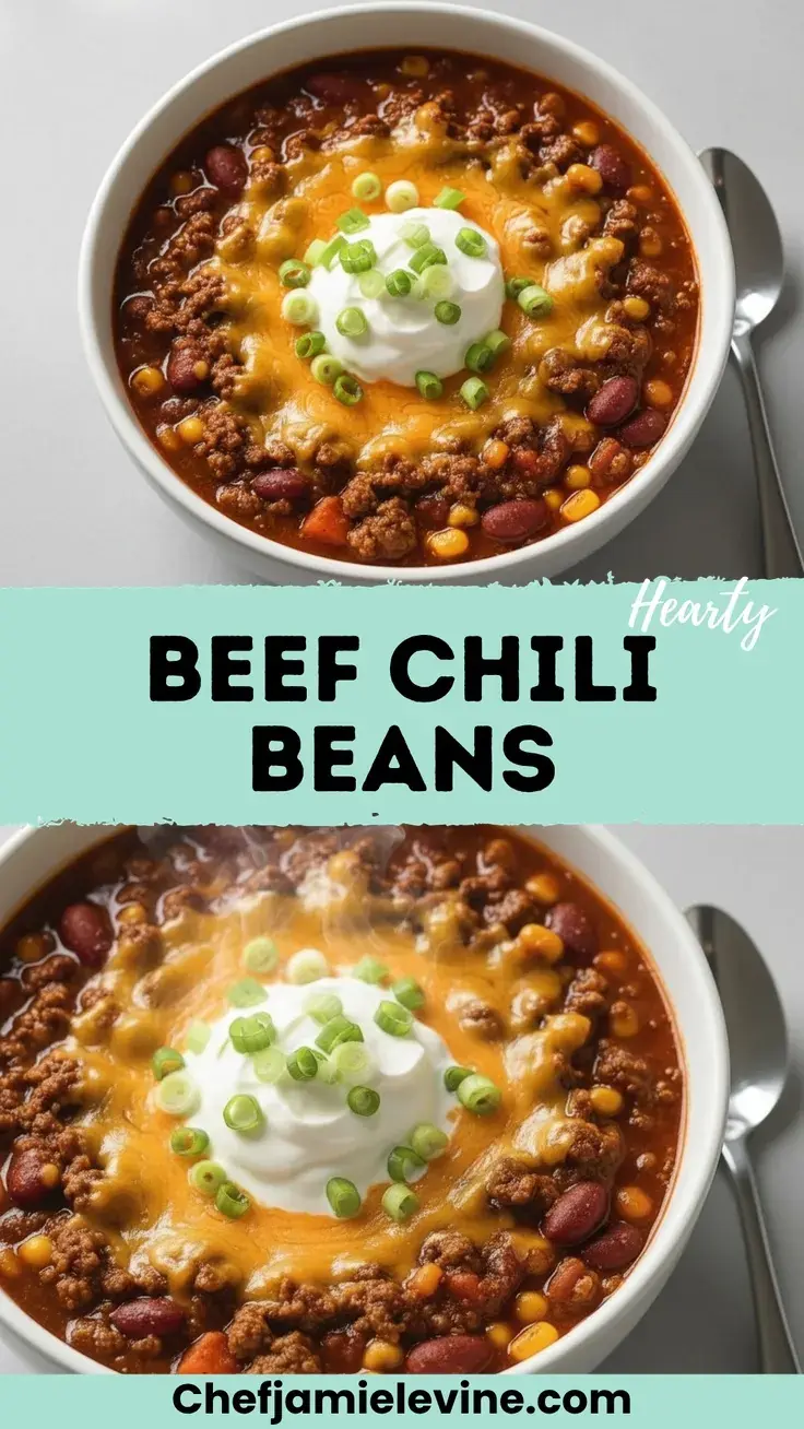 Hearty Beef Chili Bean Recipe for Cold Days Beef Chili Beans