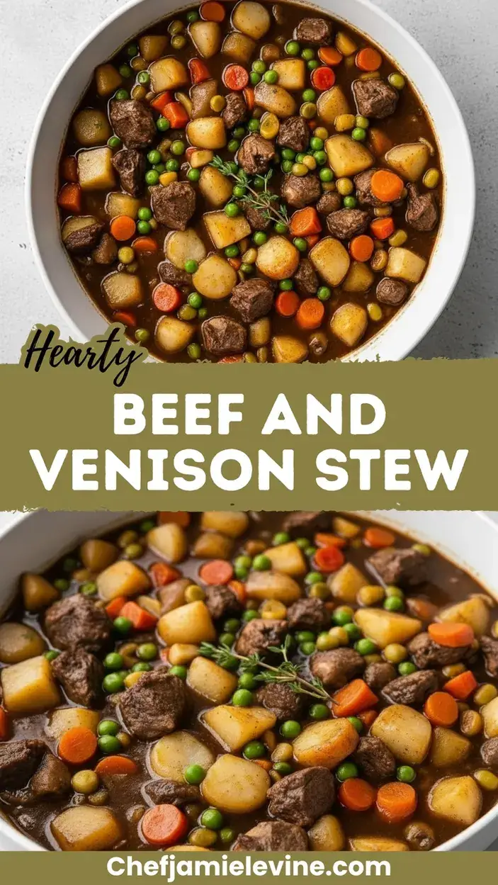 Hearty Beef and Venison Stew Recipe Beef and Venison Stew