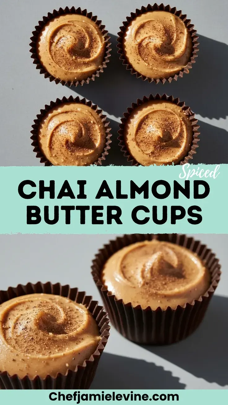 Chai-Spiced Almond Butter Cups Recipe Chai Almond Butter Cups