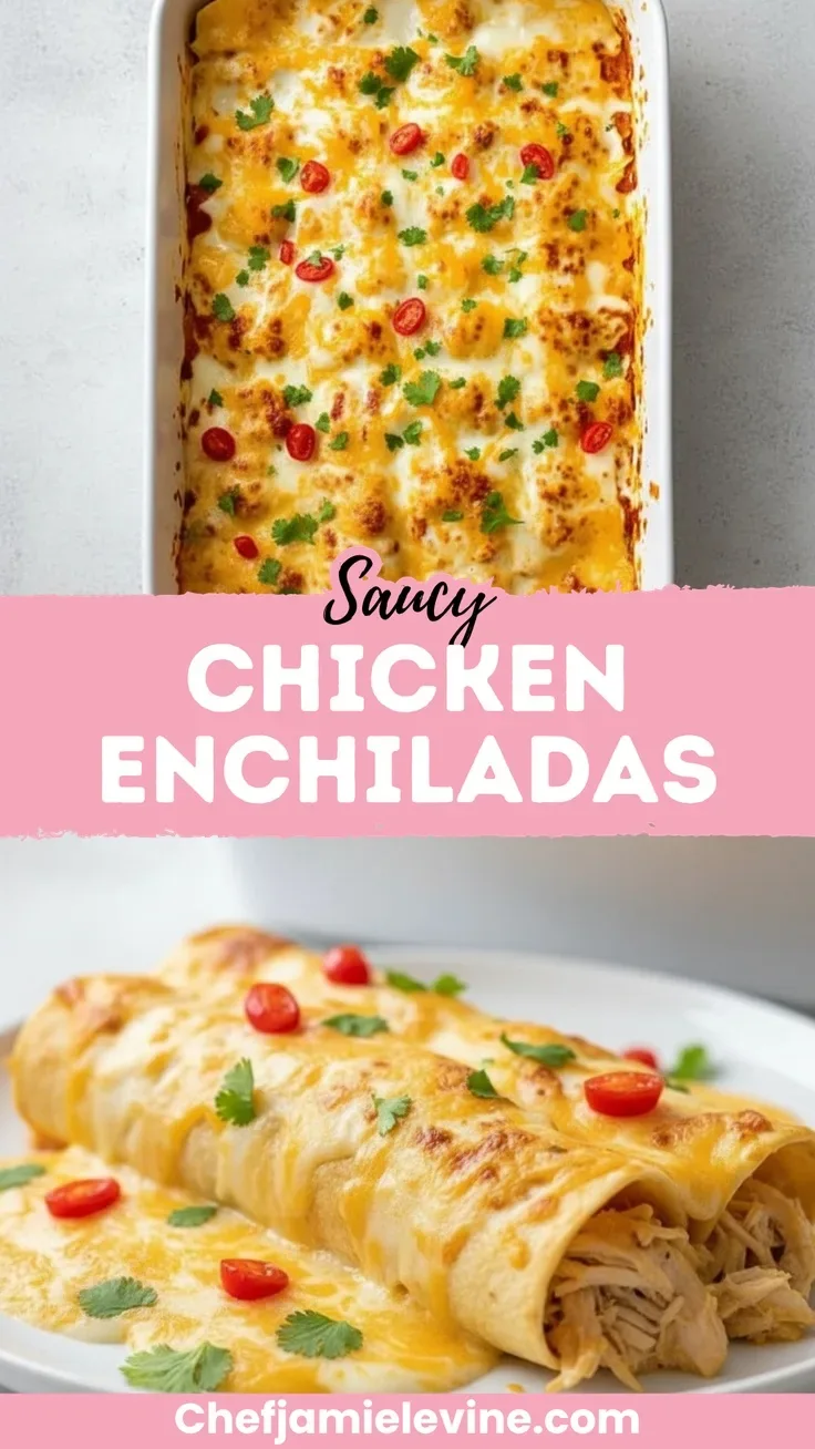 Creamy Chicken Enchilada Recipe for Family Comfort Chicken Enchiladas