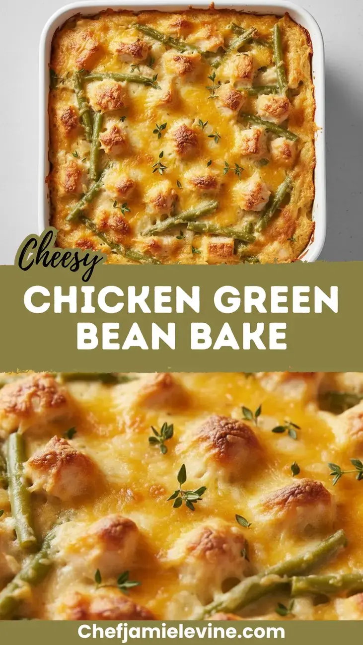Creamy Cheesy Chicken Green Bean Casserole Recipe Chicken Green Bean Bake